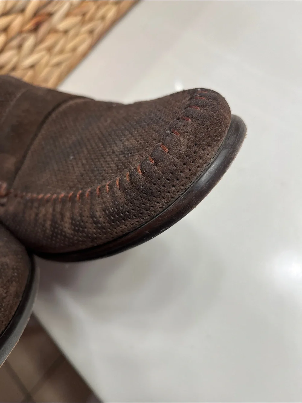 Flag Ltd leather loafers